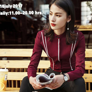NV106职业衬衫女2018早秋新款时尚气质OL通勤正装定制