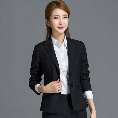 NVXF8121049女士职业装西服定制女式西装订做女士西服定制广州西服定做厂家商务职业套装