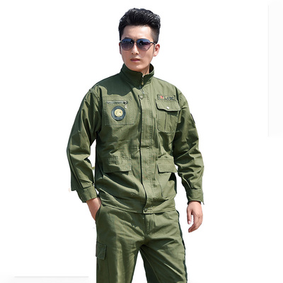 G30工作服套装定制男劳保服纯棉防烫耐磨夏季劳动工地干活工装电焊工衣服广州工作服定做