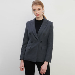 NVXF14小西装女韩版羊毛薄外套2018休闲复古西服定制