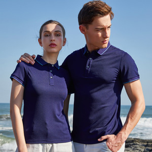 RA003_广州polo衫翻领T恤服务员工衣工服订制工作服定制个性定制_可印LOGO绣花厂家直供定做工装