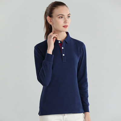 XWSD8988-2019秋冬新款长袖POLO衫卫衣定制潮款长袖卫衣工衣定制印花绣LOGO广州针织衫定做卫衣定做厂家男女同款工作服定制