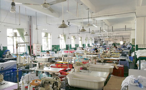 工厂缝纫生产区