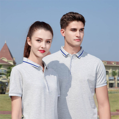 Z8835_广州哪里有工服定制厂家_广州polo衫厂家定做翻领T恤服务员工衣工服订制_工作服定制个性定制网站