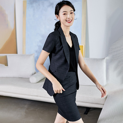 NVXF6901JY时尚潮西服套装定制女士西服定制广州西服定做厂家职业套装女式西装订做职业装