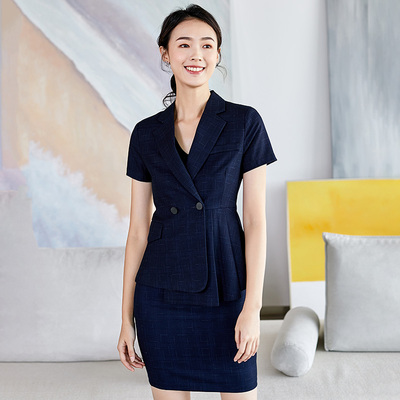 NVXF6003JY广州西服定做厂家商务职业套装时尚潮西服套装定制女士西服定制女式西装订做女士职业装