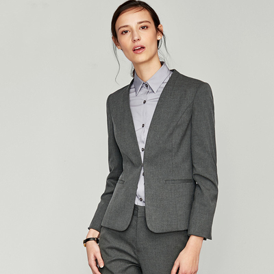 NVXF9121056女士职业装西服定制广州西服定做厂家商务职业女士西服定制女式西装订做