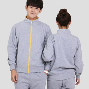 XWH310-2019潮款长袖拉链衫卫衣定制男女同款工作服定制广州针织衫定做卫衣定做厂家秋冬新款长袖卫衣工衣定制印花绣LOGO