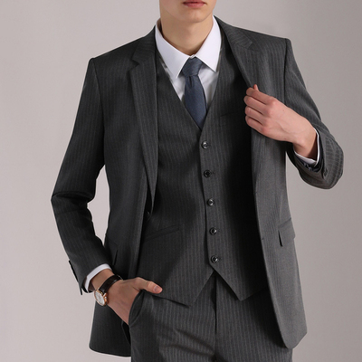 NXF9411070GW男士职业装西服定制广州西服定做厂家商务职业男士西服定制男式西装套装韩版修身定制