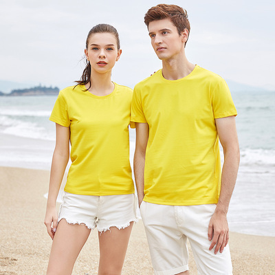 TXDZZ99017广告衫定制短袖男女同款文化衫定做T恤定做体恤定做同学班服订做DIY印字LOGO班服定制广州T恤生产厂家